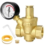 Valquave Water Pressure Regulator, 3/4 Inch 2.25 X 3.34 1 Inches, Copper. Fixed Price $47.62.