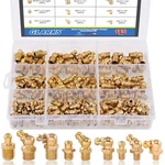 Glarks 145-pieces Metric M6 M8 M10 Brass Zerk Grease Nipple Fittings Assortme.... Fixed Price $40.58.
