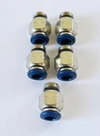 (5) Fastenal 1/4" Tube X 1/8" Npt Nickel Brass Push-to-connect Fitting. Fixed Price $22.95.