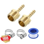 Uxcell Brass Hose Barb Fitting 3/16" X G1/4" Male Thread (2 Pcs). Fixed Price $20.00.