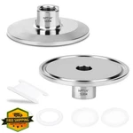 Taisher 2pcs 2" Tri Clamp To 1/4" Npt Male Stainless Steel Fitting. Fixed Price $44.99.