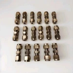 Pack Of 17 - Brennan N2403-04-04-ss 1/4" S/s Straight Instrumentation Union. Fixed Price $105.00.