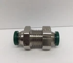 Parker 62plpbh-4 Bulk Head Fitting. Fixed Price $33.00.