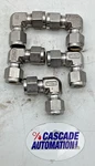 Tylok (ss-6-delu-6) Double Ferrule Union Elbow, 3/8", Tube, 316 Ss (lot Of 5). Fixed Price $40.00.