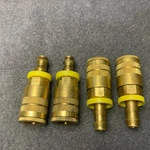 Parker 4qty 20 Series Quick-connect Air Coupler Brass. Fixed Price $64.00.