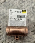 New Viega 94777 2" X 3/4" Propress Copper Tee Reducing T Brand. Fixed Price $25.00.