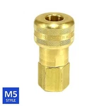 Foster 5 Series Brass Quick Coupler 1/2 Body Npt Air Hose And Water Fittings. Fixed Price $40.50.