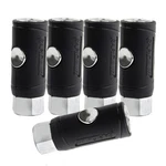 5 Pack 1/4" Fnpt Safety Couplers Industrial Style Air Plug Push Button Release. Fixed Price $64.95.