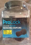 Prolock Sharkbite 1 In. X 3/4 Reducing Coupling Fitting 3 Piece New. Fixed Price $19.49.