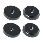 Meetoot 4pcs 1/4'' Aluminum Alloy Female Thumb Wheel Lock Nut Adapter Hot Shoe. Fixed Price $12.79.