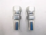 2 Pack Parker Perm Parflex Hose Fitting 37 Swivel X 7/16" Flare 1/8" Id. Fixed Price $38.99.