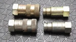 (2 Pairs) Parker Ff-371-6fp & Ff-372-6fp Hydraulic Quick Disconnect Connect. Fixed Price $78.00.