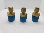 Swagelok B-400-1-8 Brass Male Connector 1/4" Od Tube 1/2" Mnpt, Lot Of 3, Nnb. Fixed Price $29.96.
