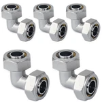 5pc Elbow Air Piping Fittings, 3/4" X Tubing, Brass-nickel Plated, 200ps.... Fixed Price $72.63.