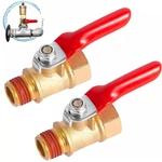 2pcs 3/8" Male Female Npt Brass Ball Valve For Water Pipe Fitting Air Compressor. Fixed Price $9.68.