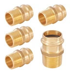 5-pack Hesun Copper Press Fitting Adapter,1" X 1" Male Npt Adapter, Lf .... Fixed Price $50.63.
