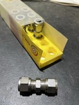 Ham-let 762l Ss 3/8" Straight Union Fittings Fits Swagelok Ss-600-6 New Lot Of 6. Fixed Price $55.00.