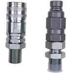 Male & Female Flat Face Coupler Kit 193-8334 193-8335 For Caterpillar Cat. Fixed Price $78.00.
