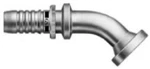 Gates 20gs-20fl45s Barbed To Flanged 45 Bent Tube Hose Fitting 1-1/4" Id. Fixed Price $35.99.