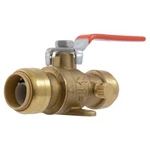 Sharkbite 1/2 In. Push-to-connect Brass Drop Ear Ball Valve With Drain. Fixed Price $27.99.