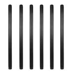 Geilspace 6 Pack 18" Pre-cut Black Metal Pipe, Industrial 3/4" 18",. Fixed Price $41.58.