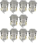 (10 Pack) 1" Aluminum Type C Camlock Female Coupler X Hose Barb Shank. Fixed Price $98.00.