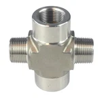 Hfs(r) 3/4" Npt Thread Pipe Fitting 4 Way Cross Npt, Stainless Steel. Fixed Price $73.50.