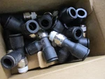 Lot Of 24 Legris Connectic 3103 60 14 Male Tee 3/8" Od Connectors 4*l-9.75. Fixed Price $50.00.