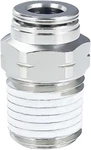 Pn11-1/4-1/8 Push To Connect Metal Air Fitting, Male Straight - 1/4" Tube Od X 1. Fixed Price $21.99.