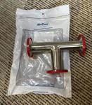 Maxpure Equal Tee Teg76l1.0-pd, 1" Tube Clamp Fitting,t 316l Stainless Steel. Fixed Price $53.99.