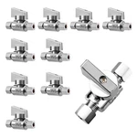 10 Pack Premium Brass 1/4" Compression X Angle Valve Quarter.... Fixed Price $64.63.