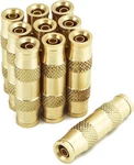 Qwork Push To Connect Fittings 1/4" Tube, Air Hose Fittings, 10 Pack Compres. Fixed Price $35.90.