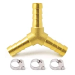 Metaland Brass 3/8" Hose Barb 3 Way Wye Y Shape Barbed Splitter Fitting Splic.... Fixed Price $13.98.