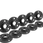 1/2" Floor Flange Home Tzh Malleable Iron Pipe Fittings For Industrial Vintag.... Fixed Price $15.45.