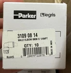 (10) Legris 3109 08 14 Nylon Elbow Push-to-connect 1/4npt X 5/16" Tube Od. Fixed Price $49.99.