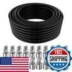 Camuun 50ft 3/8 Hydraulic Hose 10pcs Jic 37 Female And Inch Nptf. Fixed Price $298.84.