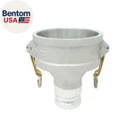 Aluminum Type Da Cam And Groove Hose Fitting, Reducer, 4" Female Camlock X 2" Ma. Fixed Price $60.17.
