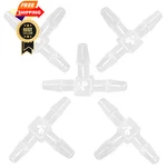 Anptght 3/16" Tee Fitting Equal Barb 3 Way Hose Adapter 3/16 Inch, White. Fixed Price $13.99.