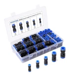 60pcs Straight Push Connectors Quick Release Plastic To Connect Fittings.... Fixed Price $23.84.