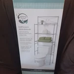 Zenna Home 2623nn Satin Nickel Steel Bathroom Spacesaver 64.6 H X 23.6 W In.. Fixed Price $32.99.