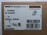 Nibco Pc606 45 Degree Press Elbow 9043700pc. Fixed Price $149.87.