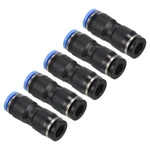 1/4" To 6mm Reduction Air Pressure Connection Pipe Fitting, 5pcs, Black & Blue. Fixed Price $8.34.