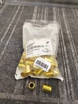 (qty 40) Dixon Bfm687: Brass Crimp Ferrule 0.687" Id X 1" Length 0.625" Bore. Fixed Price $35.99.