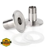 Taisher 2pcs 2" Tri Clamp To 1-1/4" Npt Male Ss Fitting. Fixed Price $27.99.