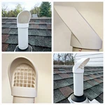 All Plastic Radon & Hvac Pipe Rain Cap W/ Mesh Screen To Fit On End Of Pvc Pipes. Fixed Price $21.99.