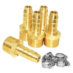 Joytube 5 Pcs Hose Barb Fittings 3/8" To 1/2" 3/8"barb X 1/2"npt, Brass. Fixed Price $27.99.