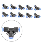 10pcs Pneumatic Air Quick Push To Connect Fitting 6 Mm Od "t" Tee Tube 6mm. Fixed Price $12.85.