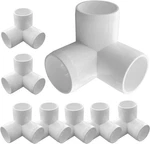 8pack 1-1/4 Pvc Fittings, 3-way Elbow Fittings For Heavy Inch, White. Fixed Price $35.33.