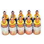 Lot Of 10 Milton 1786-4 T Push-lock Coupler, 1/4" Hose Barb New Nos Free Ship. Fixed Price $89.00.