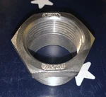 Merit 1-1/2 X 1-1/4 304l Stainless Steel 150# Hex Bushing. Fixed Price $17.76.